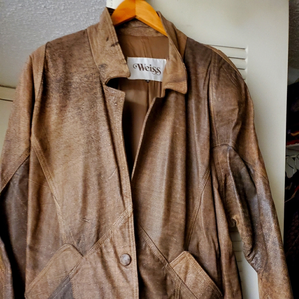 Weiss Leather Jacket - Full Length